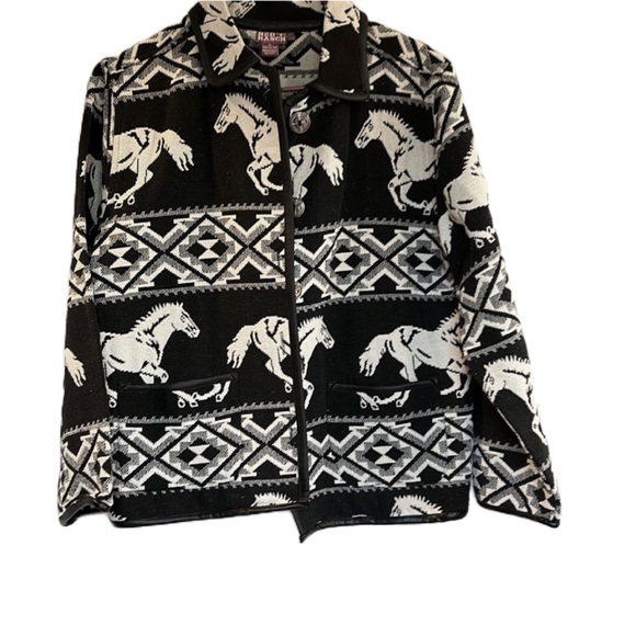 Vintage horse jacket - Picture 3 of 5